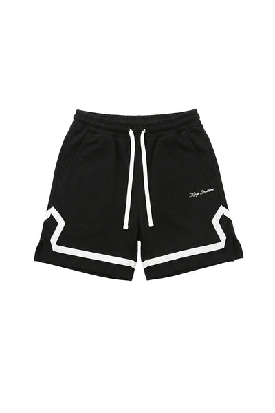 BLACK KINGS FLEECE SHORTS