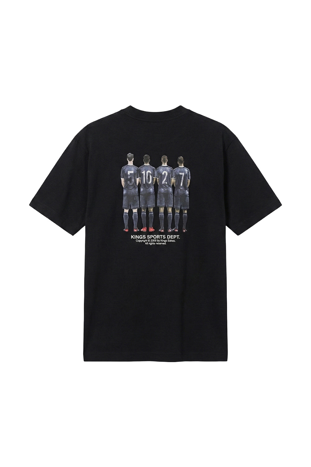 BLACK KINGS SOCCER T-SHIRT