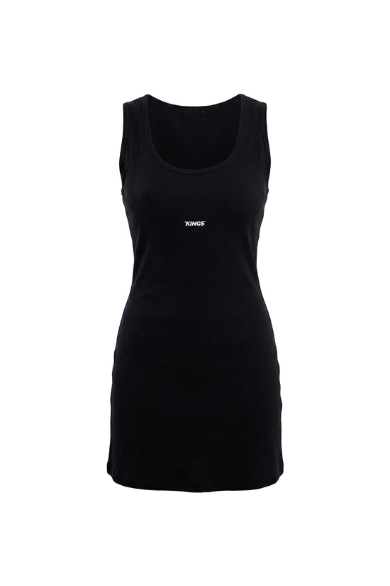 KINGS BLACK TANK DRESS