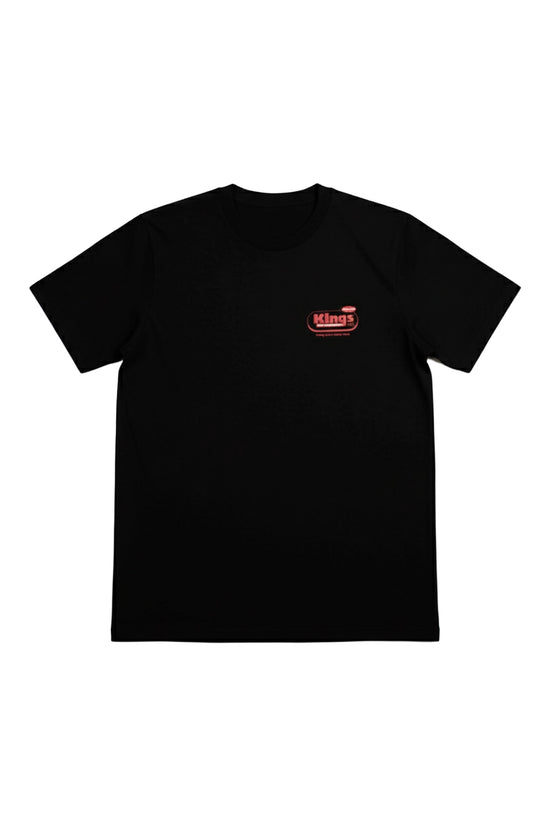 KINGS BURGER GRAPHIC TEE BLACK
