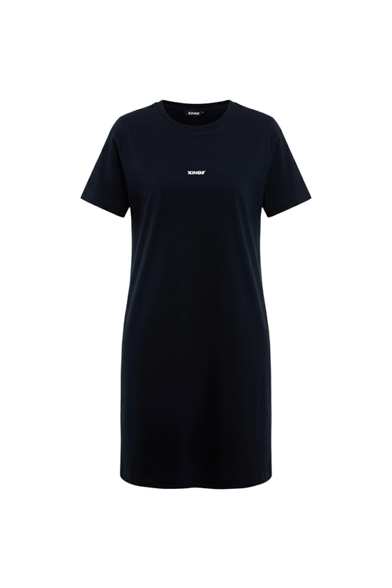KINGS T-SHIRT DRESS BLACK