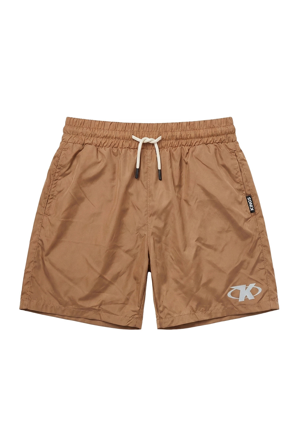 KINGS WINDBREAKER SHORTS BROWN